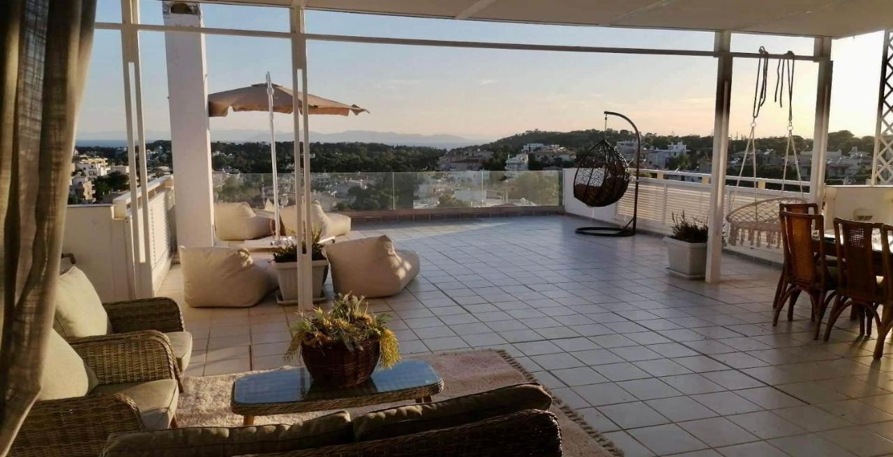 Villasonboard Vouliagmeni Penthouse Veranda Sea-View & Beach Athen Exterior foto