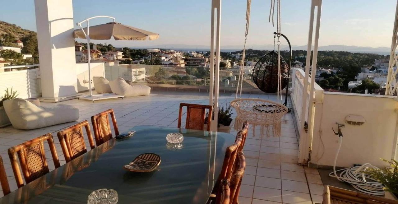 Villasonboard Vouliagmeni Penthouse Veranda Sea-View & Beach Athen Exterior foto